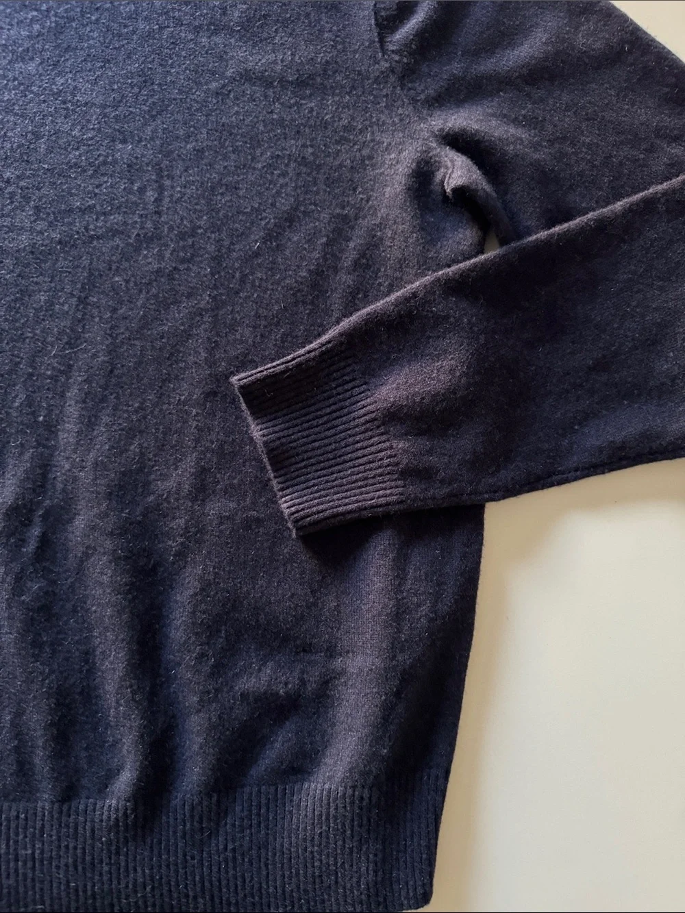 Banana Republic Navy Blue Cashmere Crewneck Sweater